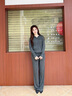 班尼路外套女裝兩件套秋冬季新款運動(dòng)套裝女潮流休閑上衣褲子顯瘦高級感 深灰-兩件套 【軟糯親膚】 M 曬單實(shí)拍圖