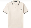 Fred Perry男士POLO衫2025夏季商務(wù)短袖重磅麥穗多彩T恤M3600 T60/白色 M 曬單實(shí)拍圖