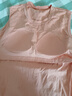 宜而爽100%純棉無袖背心家居服女士帶胸墊居家睡衣可外穿上衣女 XL 曬單實拍圖