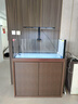 森森溪流魚(yú)缸客廳2025新款超白玻璃家用中型底濾金魚(yú)缸底濾造景缸 100cm升級底濾 極窄巖板工藝（三色可選） 曬單實(shí)拍圖
