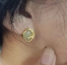 銀千惠999足銀和田玉耳釘女士竹節(jié)耳環(huán)耳環(huán)七夕情人節(jié)生日禮物送女朋友 一窗幽竹耳釘/999銀+【桃之夭夭禮盒】 情人節(jié)女生禮物/配首飾證書(shū)/精美禮盒送老婆 曬單實(shí)拍圖