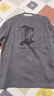 杰克·瓊斯（JACK&JONES）男裝復(fù)古簡(jiǎn)約舒適基礎(chǔ)百搭哥特字母飛鳥(niǎo)寬松圓領(lǐng)短袖T恤男 石雕灰E05 M (175) 曬單實(shí)拍圖