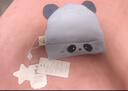 十月結晶嬰兒帽子春秋冬夾棉新生兒胎帽護囟門(mén)夏季薄款 夾棉款-淺黃小熊（0-6個(gè)月） 曬單實(shí)拍圖