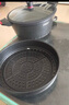 揚(yáng)子多功能電炒鍋麥飯石電子微壓一體炒鍋不粘電鍋蒸炒鍋電微壓鍋大容量電熱鍋不粘大功率炒鍋多用途鍋 8L蒸籠款[32cm口徑蒸片+硅膠鏟】 曬單實(shí)拍圖