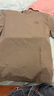JEEP SPIRIT吉普T恤男夏季圓領(lǐng)涼感短袖男士休閑刺繡上衣服男裝 卡其 3XL 曬單實(shí)拍圖