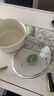 DONNOR陶瓷湯鍋不粘鍋燉鍋家用加厚煲湯煎炒燜蒸鍋煮粥電磁爐燃?xì)馔ㄓ?湯鍋青草綠 24cm 曬單實(shí)拍圖