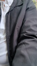 貴人熊夾克男春秋款爸爸裝男士翻領(lǐng)外套男商務(wù)休閑夾克衫中年上衣男裝 黑色 XXXL 曬單實(shí)拍圖