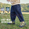 嘟嘟家兒童牛仔褲秋裝褲子男童洋氣直筒褲寶寶休閑褲小童時尚百搭運(yùn)vip 牛仔藍(lán) 100 曬單實(shí)拍圖