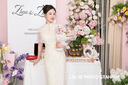 枝己新中式新娘旗袍2025新款披肩款夏季薄款結(jié)婚訂婚旗袍裙敬酒服婚服 HF059 S 曬單實(shí)拍圖