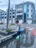 牧萌兒童雨傘女孩男童幼兒園小學生寶寶專用輕便小傘 黃色萌趣恐龍 曬單實拍圖