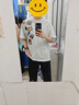 安初夏美式潮牌涂鴉卡通短袖t恤男女夏季寬松嘻哈情侶百搭半截袖衣服 灰色 XL 現貨現發(fā) 曬單實(shí)拍圖