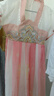 Classic Teddy女童漢服兒童連衣裙中大童裝國風(fēng)網(wǎng)紗裙子古風(fēng)國潮衣服 粉色 130  曬單實(shí)拍圖