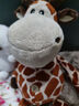 新款叢林動(dòng)物大象毛絨玩具獅子猴子長(cháng)頸鹿玩偶公仔生日娃娃可愛(ài)萌 長(cháng)頸鹿50cm 版型正(屁股底部都有顆粒) 曬單實(shí)拍圖