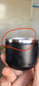 玻璃水杯防摔男款大容量雙層耐高溫便攜茶杯2000ml泡茶水分離杯子 【茶隔款】商務黑1200ml 曬單實拍圖