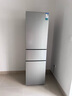 容聲201升家用小戶型租房用節(jié)能低噪中門軟冷凍三門三溫小冰箱 BCD-201E10RNLAD 凱撒銀 曬單實(shí)拍圖