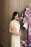 泰勒馬丁香檳色新娘旗袍敬酒服2025新款新中式結(jié)婚訂婚領(lǐng)證登記婚禮服 QP02 L 曬單實(shí)拍圖