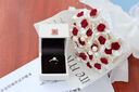 DR求婚鉆戒K金B(yǎng)ELIEVE簡奢雪吻結(jié)婚鉆石戒指紀念日禮物WJ0310 臻選*【證書+禮盒】30分E色VS1 曬單實拍圖