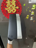 張小泉菜刀家用正宗超鋒利防銹切片切菜切肉廚房廚師專(zhuān)用刀女士窄高端 新品切片刀旗艦款正品50Cr15moV不銹鋼高檔圓環(huán)刀柄 曬單實(shí)拍圖