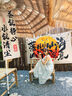 三彩【真絲連衣裙】2024夏季新款桑蠶絲吊帶裙無(wú)袖碎花裙收腰長(zhǎng)裙 晴空藍(lán) M 160/84A 曬單實(shí)拍圖