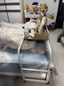 迪亮跨床桌可移動(dòng)書桌電腦桌家用床上桌懶人升降臥室床邊小桌子床尾桌 【有擋板】多功能升降跨床桌 140古橡木+2.3米內(nèi)床 曬單實(shí)拍圖