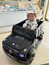 WORK BABY奔馳大G兒童電動(dòng)越野車(chē)可坐大人雙人帶遙控可駕駛載人禮物玩具車(chē) 黑色四驅(qū)+遙控+自駕+皮座 曬單實(shí)拍圖