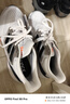 adidas EQ21 RUN隨心暢跑舒適網(wǎng)面體測跑鞋男子阿迪達斯官方   白/黑/橘紅   41 曬單實拍圖