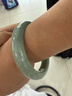 慕僑西“風(fēng)拂弦”緬甸翡翠玉手鐲子女款墨綠老油青玉鐲子送媽媽真玉處理“風(fēng)拂弦”翡翠手鐲62-63mm（現貨現發(fā)） 曬單實(shí)拍圖