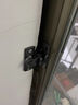 夕岬座 鎖扣插銷(xiāo)免打孔門(mén)扣門(mén)栓平移門(mén)鎖扣搭扣房門(mén)卡扣明裝直角門(mén)鎖扣 黑色【鋁合金】 曬單實(shí)拍圖
