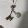 頂妃（DING FEI）和田玉蓮佑平安鑰匙扣手機(jī)鏈掛繩掛件蓮花桃木蓮蓬汽車鑰匙掛件 手機(jī)鏈款 A21-207 曬單實(shí)拍圖