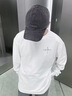 名創(chuàng)優(yōu)品（MINISO）長(zhǎng)袖t恤男春季簡(jiǎn)約潮流高級(jí)感青少年純棉休閑打底衫 白 XL  曬單實(shí)拍圖