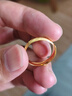 周生生 足金情侶對(duì)戒龍鳳戒黃金開(kāi)口戒指結(jié)婚戒指09149R計(jì)價(jià) 3.06克(含工費(fèi)100元) 曬單實(shí)拍圖
