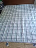 A類(lèi)母嬰級竹纖維涼席兒童單雙人夏季可機洗空調席學(xué)生宿舍可折疊 大格-灰綠 1.8米床 180cm*200cm 涼席單件 曬單實(shí)拍圖
