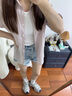 圖瓦西厚底老爹鞋女2025夏季新款灰色港風(fēng)小個子增高網(wǎng)面薄款透氣運動鞋 灰藍色 網(wǎng)面 38 (240mm) 曬單實拍圖