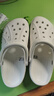 卡駱馳（crocs）洞洞鞋男鞋女鞋 2025夏季新款運動鞋沙灘鞋透氣休閑拖鞋涼鞋子 貝雅-全白色-店長精選/建議拍小一碼 38 -39 M6W8/240mm 曬單實拍圖