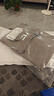 izzueit歐美風(fēng)男士短袖t恤竹節(jié)棉面料寬松落肩半袖青少年潮牌五分袖T 曬單實(shí)拍圖