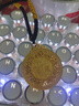 如潼（RUTONG）金包銀龍頭羅盤吊墜實心羅盤吊墜款2025年送男友生日禮物古法黃金 龍頭羅盤吊墜 約18g  35*35 曬單實拍圖
