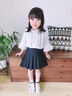 moonkids女童半身裙百褶裙子2025秋季新款裙褲兒童秋裝洋氣黑色女寶寶短裙 1516黑色百褶裙 110 cm 曬單實(shí)拍圖