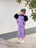 G.DUCKKIDS女童套裝秋裝2024新款寶寶洋氣時(shí)髦早秋衣服運(yùn)動(dòng)春秋季庫(kù)洛兒童米 紫色款 90cm 曬單實(shí)拍圖