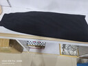 皮爾卡丹（pierre cardin）23年新款新款真絲女褲白色闊腿桑蠶絲九分休閑褲直筒雙層裙褲 黑色 3XL 145-160斤 曬單實拍圖