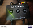 M-AUDIOM-Track DUO/SOLO專(zhuān)業(yè)音頻接口2進(jìn)2出錄音混音編曲外置聲卡效果器 M-Track SOLO（官方標配） 曬單實(shí)拍圖