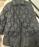 江南布衣（JNBY）【正反兩穿】冬季羽絨服女花苞設計O型中長(cháng)款外套簡(jiǎn)約5N0C10570 001/本黑 S 曬單實(shí)拍圖