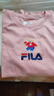 FILA 斐樂女裝官方女士短袖T恤夏季休閑運動內(nèi)搭t恤運動上衣 麥町粉-F51W328152FPK S （160/80A/S） 曬單實拍圖
