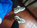 AIZUNSHI男鞋夏季透氣網(wǎng)面鞋子男韓版潮流百搭厚底運動(dòng)鞋休閑板鞋老爹潮鞋 6533米桔色 42 (260mm) 曬單實(shí)拍圖