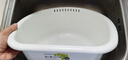 LUSTRO WARE【原裝進(jìn)口】臉盆洗菜盆洗銀離子水果盆塑料瀝水籃多功能洗菜籃子 瀝水盆（日本制）K-1647 曬單實(shí)拍圖