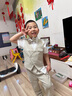 耀王兒童西服春秋男童馬甲套裝花童婚禮生日鋼琴走秀演出服SBK-X002 米色四件套 130 曬單實(shí)拍圖