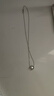 中國黃金（CHINA GOLD）蝴蝶愛心項(xiàng)鏈女925銀花環(huán)蝴蝶結(jié)吊墜鎖骨鏈七夕生日禮物女送女友 蝴蝶愛心項(xiàng)鏈【品牌禮盒】 曬單實(shí)拍圖