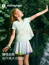 moodytiger女童短袖T恤速干吸汗25年夏季新品兒童T恤高彈柔軟印花運(yùn)動(dòng)上衣 蕙蘭紫|建議拍大一碼 160 cm 曬單實(shí)拍圖