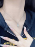 迪后（Dirholl）輕奢侈品和田玉項鏈女水滴玉墜首飾送女友老婆情人節(jié)生日禮物 玉佑安寧·和田玉項鏈【免費刻字/代寫賀卡】 曬單實拍圖