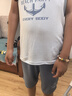 多妙屋男童睡衣夏季新款兒童薄款莫代爾大童冰絲背心短褲套裝空調(diào)家居服 套裝魚鉤款-經(jīng)典藍 150 曬單實拍圖
