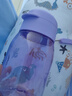 特百惠（Tupperware）嘟嘟企鵝350ML男女學(xué)生兒童可愛塑料水杯子七夕情人節(jié)禮物 冰沙紫 曬單實(shí)拍圖